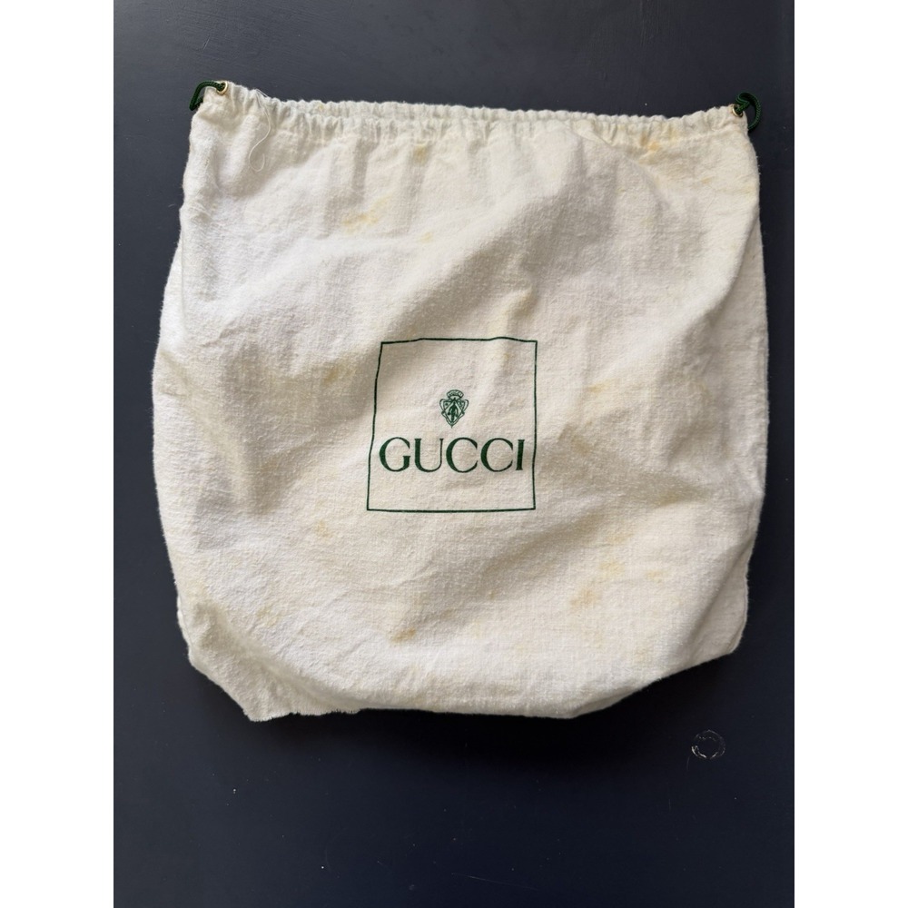 GUCCI Micro GG Supreme Shoulder Bag PVC Beige Gold 007 87 0018 Auth ki4930 - Picture 2 of 16
